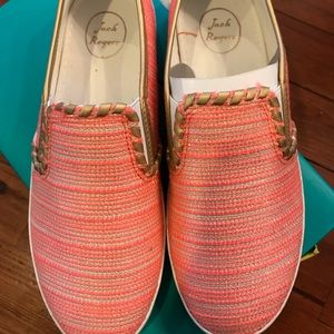 Jack Rogers Baldwin Sneakers in Coral